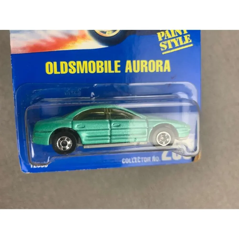 Hot Wheels Oldsmobile Aurora Die Cast Car Green New‎ Paint Style # 265 12358